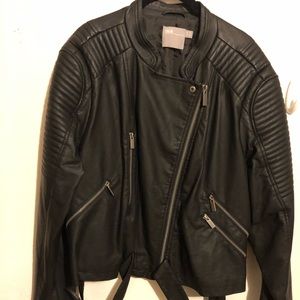 ASOS Curve Faux Leather Jacket
